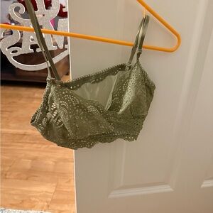 Victoria's Secret Olive Lace Bralette